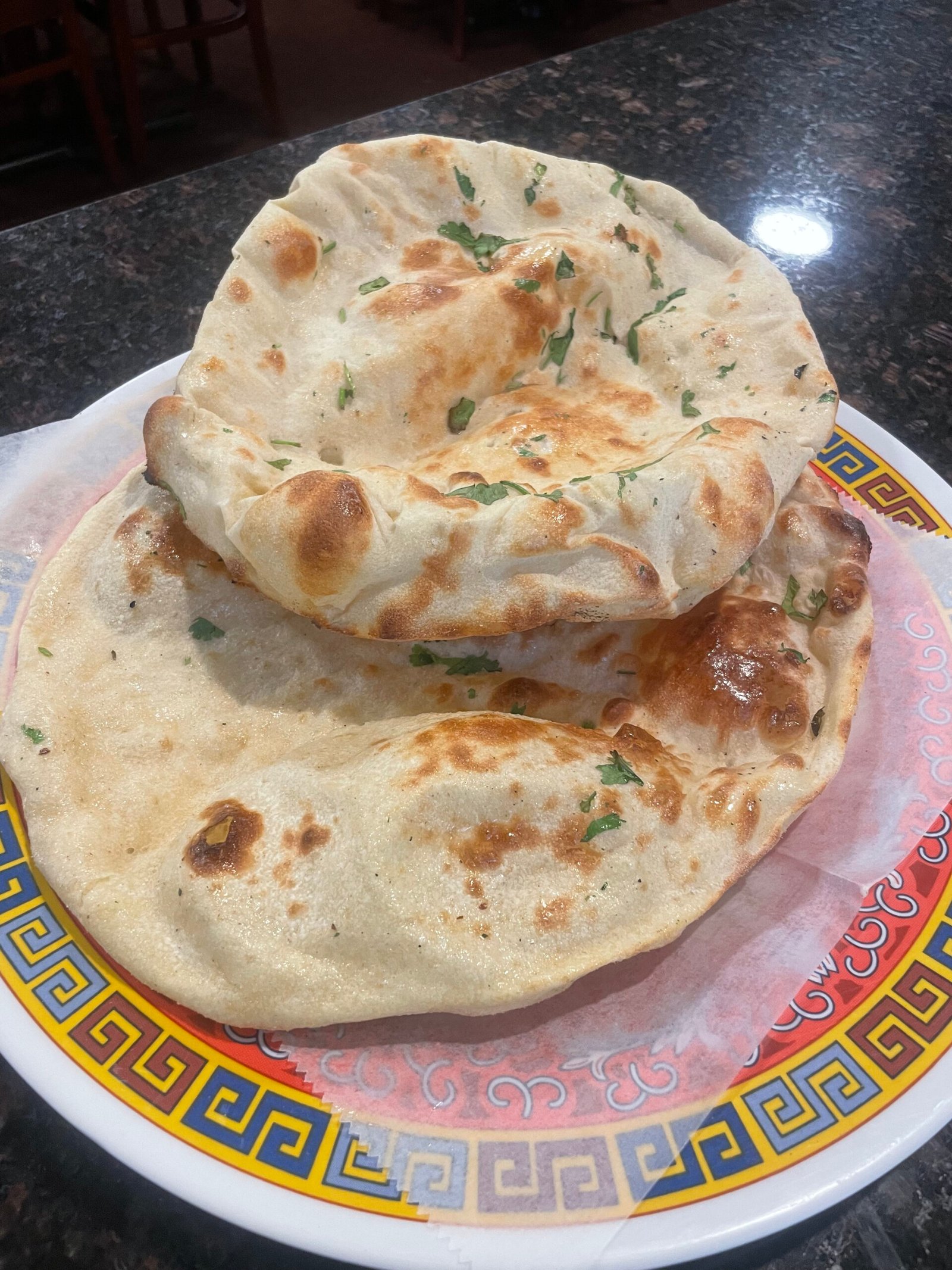 Garlic naan